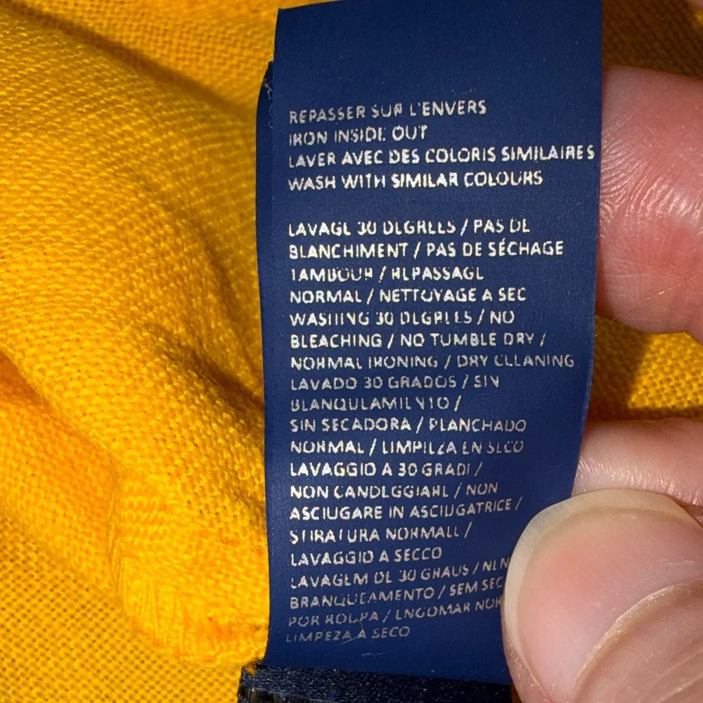 Vilebrequin Girls Linen Dress Sz 4 Yellow Short Sleeve Pockets Luxury Resort